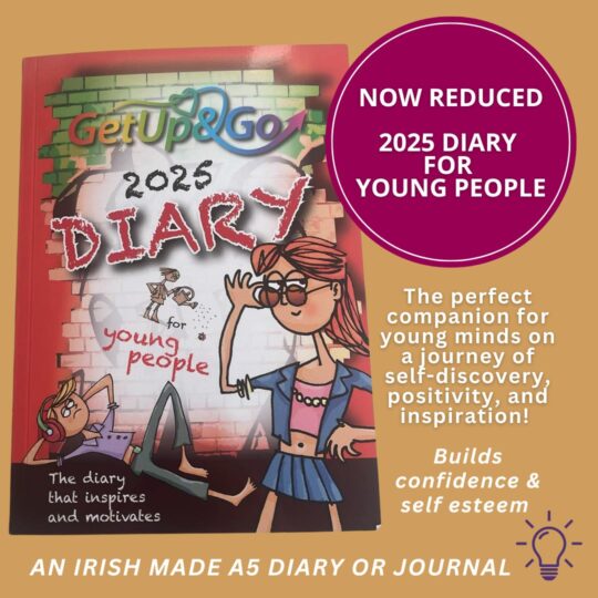Young Person’s Diary 2025 – A5 Colourful Diary with Quotes